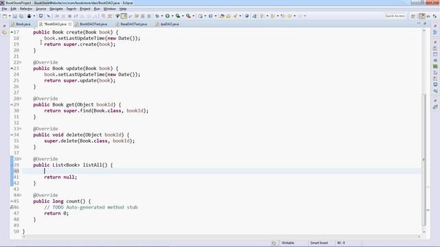 Lecture 68 - Implement listAll method смотреть онлайн