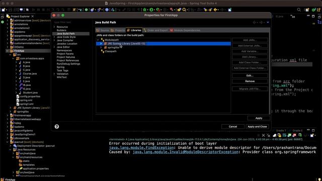 How to Fix Error occurred during Initialization - java.lang.module.InvalidModuleDescriptorException смотреть онлайн