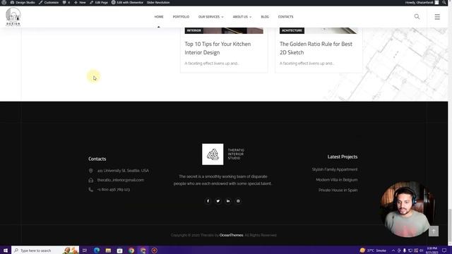 How to create architecture/interior design website in WordPress | Elementor WordPress tutorial смотреть онлайн