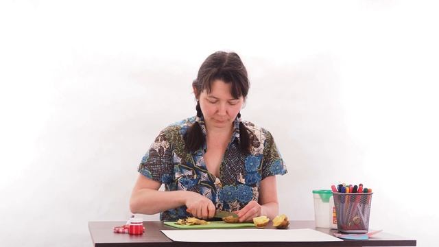 Печати-штампы из картошки. Простые поделки и открытки к дню св Валентина. Мастерим дома смотреть онлайн