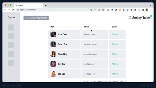 Learn Vue 3 - Ep 26, Team Dashboard Exercise смотреть онлайн
