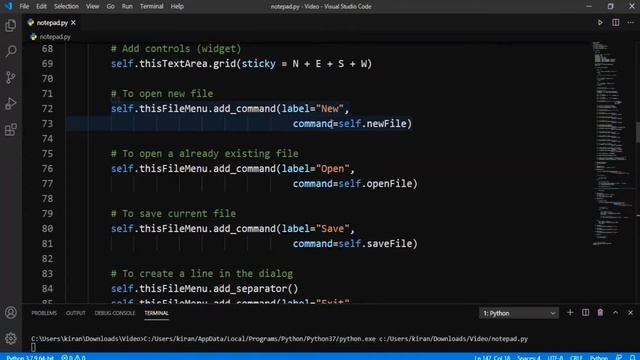 Notepad using python in telugu смотреть онлайн
