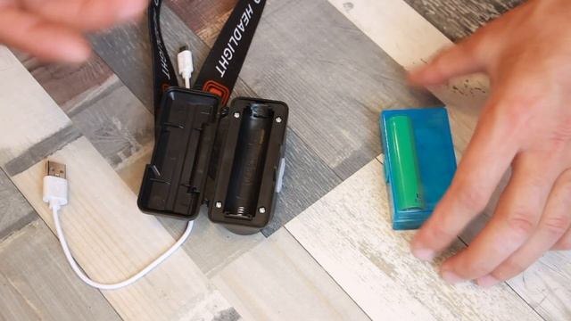 Налобный ФОНАРЬ для РЫБАЛКИ с АЛИЭКСПРЕСС. 18650 USB. смотреть онлайн