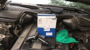 Bmw e39 520i m54b22 замена термостата ( система охлаждения ) часть 2
