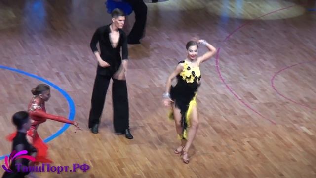 Yaroslav Perunov - Alexandra Ryzhkova, 1-4 Final, Samba смотреть онлайн