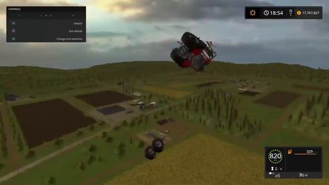 Farming Simulator 17 catapult glitch ps4 смотреть онлайн