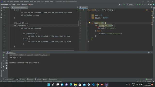 Kotlin if else and when expressions || Kotlin Tutorial for Beginners || Developer'sClan смотреть онлайн