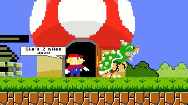 What if Mario Jump over 999 CUSTOM TNT in New Super Mario Bros. Wii?? | Game Animation смотреть онлайн