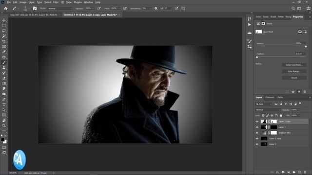 Dispersion Effect in Photoshop 2020 | Photoshop Tutorials | Colourful arts смотреть онлайн