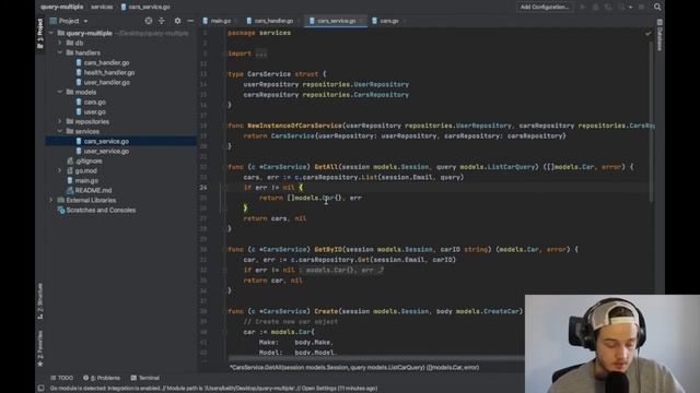 How to Query for Multiple Documents from Mongo with Go смотреть онлайн