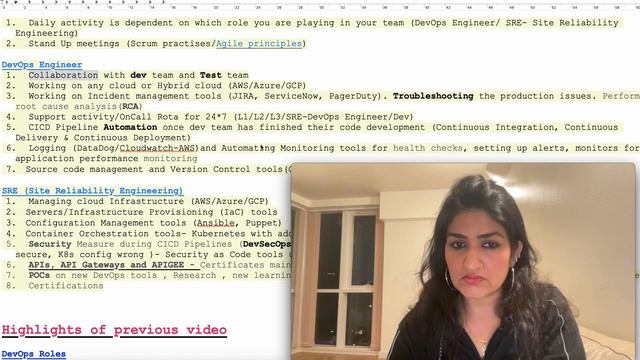 Day To Day Activity Of DevOps| DevOps Engineer Vs SRE|Site Reliability Engineer #devops