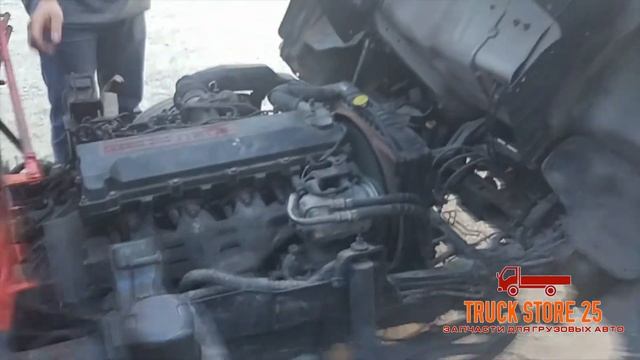 Видео работы двигателя 4HF1 Isuzu ELF NKR66E смотреть онлайн