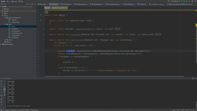 Neural networks tutorial: Fully Connected 9 [Java] - Mnist dataset смотреть онлайн