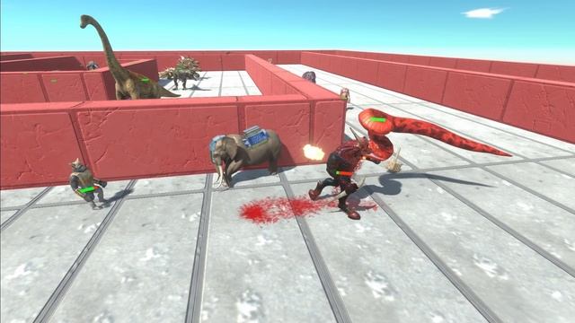 Impossible Maze - Mini Bosses Team ARBS | Animal Revolt Battle Simulator