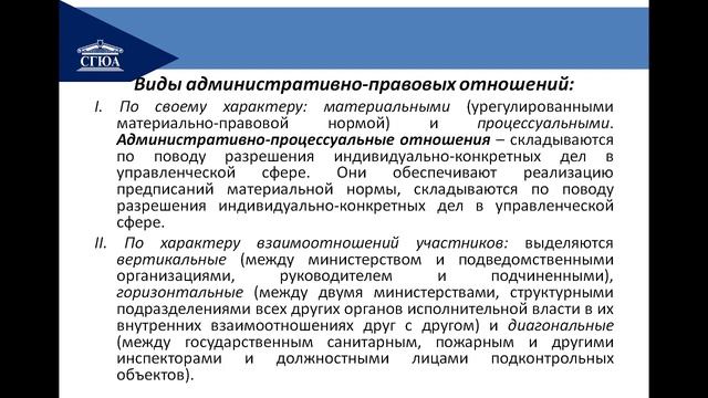 Тема: Административно-правовые нормы и административно-правовые отношения. смотреть онлайн
