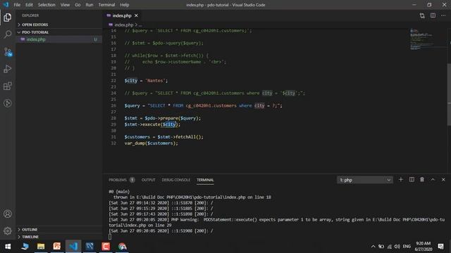 PHP PDO - Sử dụng PDO kết nối MySQL смотреть онлайн