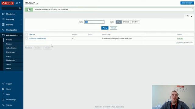 Hide columns in Zabbix GUI смотреть онлайн