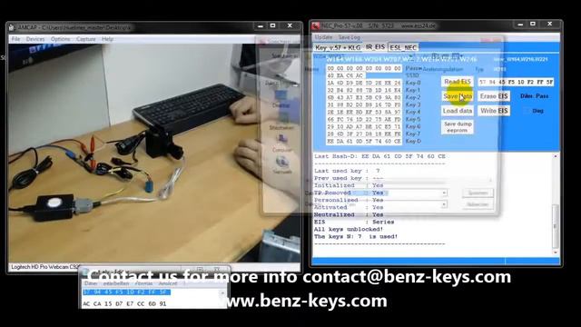 Nec programmer Mercedes Step 1 Renew EIS W204,W207 www ezs24 de Skayp tachoservoce смотреть онлайн