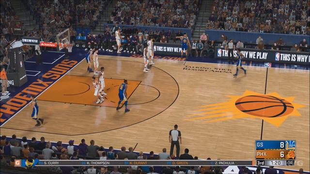 NBA 2K18 - Phoenix Suns vs Golden State Warriors - Gameplay (PS4 HD) [1080p60FPS] смотреть онлайн