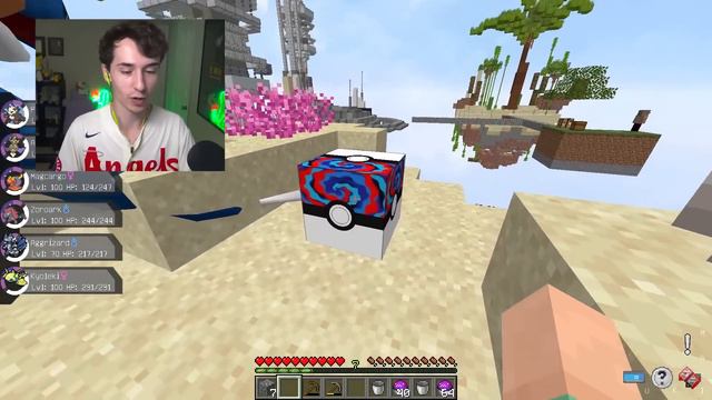 FUSION POKEMON Pixelmon SKYBLOCK CHALLENGE in MINECRAFT! смотреть онлайн