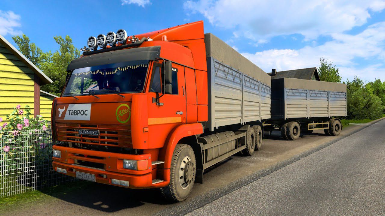 Euro Truck Simulator 2 Gameplay КАМАЗ 6460 4K