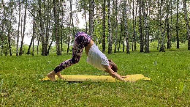 Йога в Ясной Поляне | Йога для начинающих | 40 минут смотреть онлайн