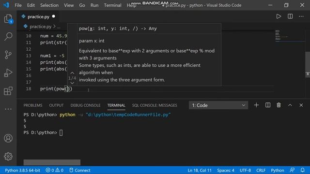 PYTHON BASICS || Numbers || Math Module || HINDI Tutorial смотреть онлайн