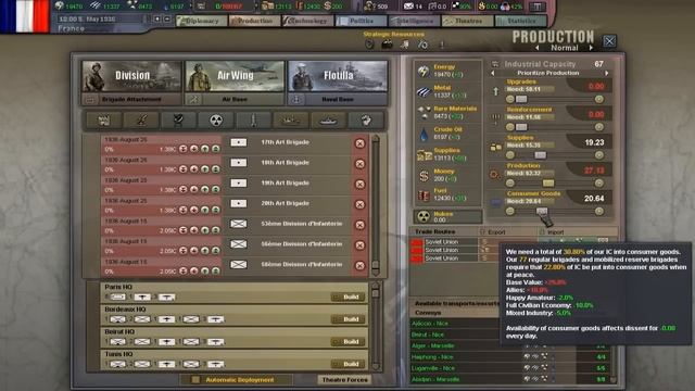 Hearts of Iron 3: For the Motherland - France - Ep 3 смотреть онлайн