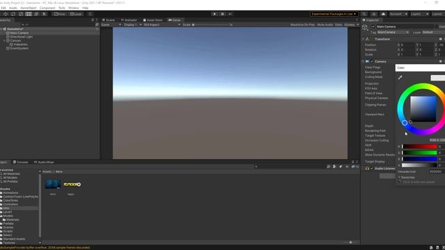 Как вставить логотип и видео заставку в игру на Unity. смотреть онлайн