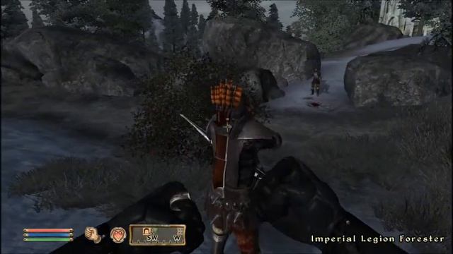 the elderscrolls oblivion glitch - imperial legion forester смотреть онлайн
