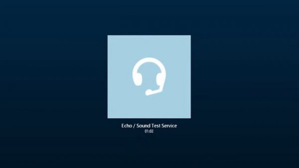 ЗВОНОК В (Echo / Sound Test Service)