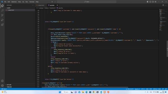 PHP+VUE CRUD 10 - VUE Insert Data смотреть онлайн