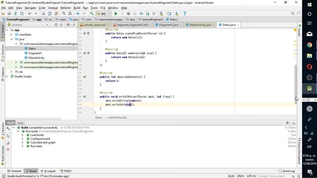 Android Tutorial 02. Fragment Creation, Parcelable & Serializable implementation (Español English) смотреть онлайн