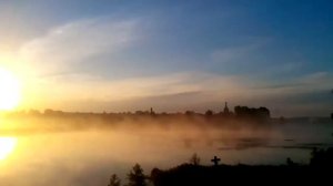 Рассвет с туманом в Пестяках