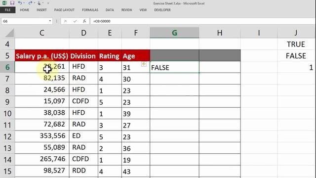 Logical statement: True or False in Excel | Excel in Hindi смотреть онлайн