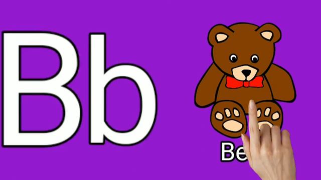 Alphabet B I Let's Learn The Alphabet B I Words That Begin With B