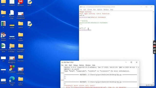Type Casting in Python. Part-1 смотреть онлайн