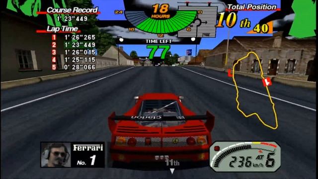 Le Mans 24 - SEGA (Supermodel 0.3a WIP - SVN 271 ) Fragment Shader (60fps) смотреть онлайн