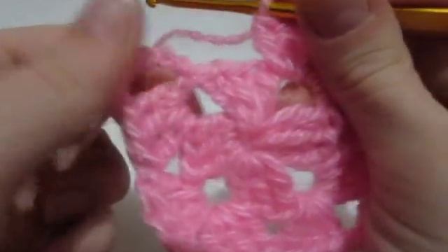 Учимся вязать. Квадратный мотив. Бабушкин квадрат смотреть онлайн