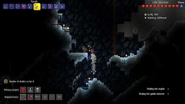 Terraria - [1.3 Expert Mode Playthrough] Yuri's Adventure Part 2: The Brain/Queen Bee/Skeletron! смотреть онлайн