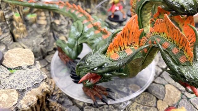 Polukranos, World Eater Hydra Premium Figure - WizKids D&D Icons Of The Realms Prepainted Minis