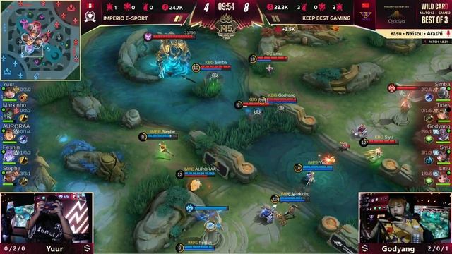 [EN] M5 Wild Card Day 1 | KEEP BEST GAMING VS IMPERIO E-SPORT | GAME 2