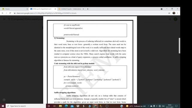 remove stop words and apply stemming смотреть онлайн