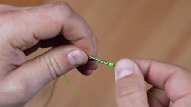 NEEDLE KNOT узел для изготовления петли на шнуре. смотреть онлайн