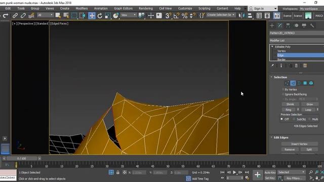 Realistic steampunk cloth modeling смотреть онлайн