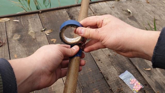 Как сделать самодельную удочку с нуля? За 10 минут.