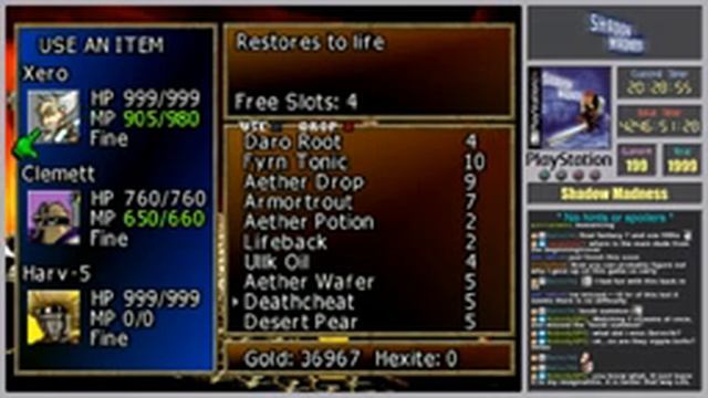 RPG Quest #199: Shadow Madness (PS1) Part 4 смотреть онлайн
