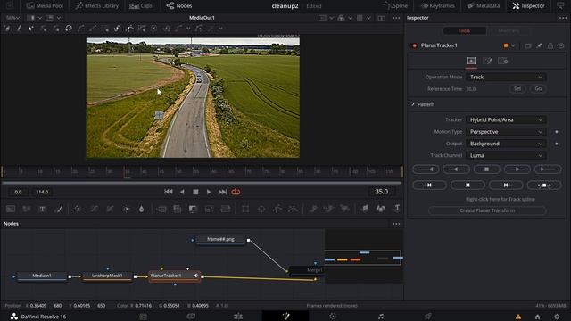 0015 Удаление объектов в Davinci Resolve / Клинап и Planar Tracker смотреть онлайн