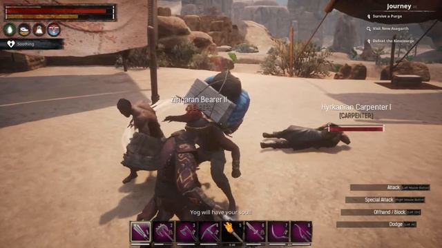 Conan Exiles (testlive) Gameplay #52: Looking For Slaves, Building Orbs