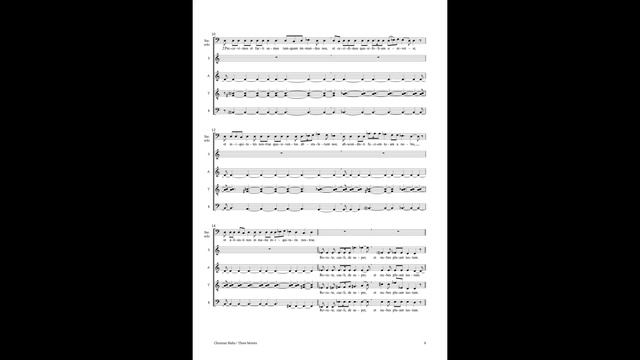 3 MOTETS - for soprano, baritone and mixed choir á cappella | CHRISTIAN BLAHA (2009) смотреть онлайн